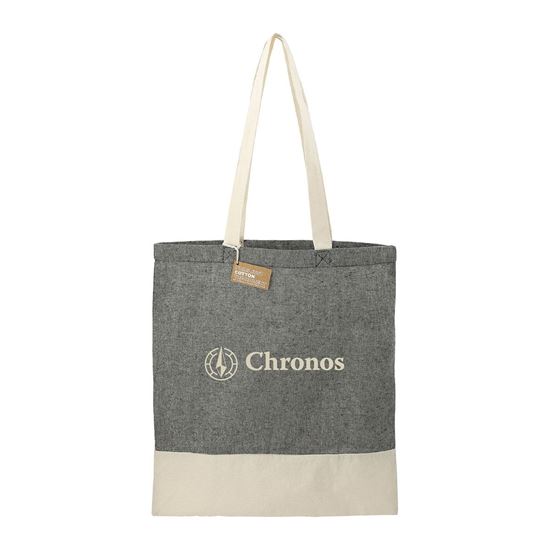 Picture of Split Recycled 5oz Cotton Twill Convention Tote